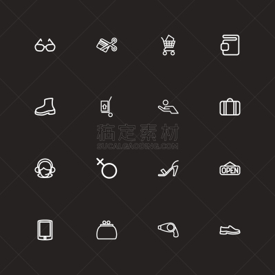 轮廓,商人,16岁到17岁,计算机图标,安全的,冬天,鞋子,图像,头发,拿着