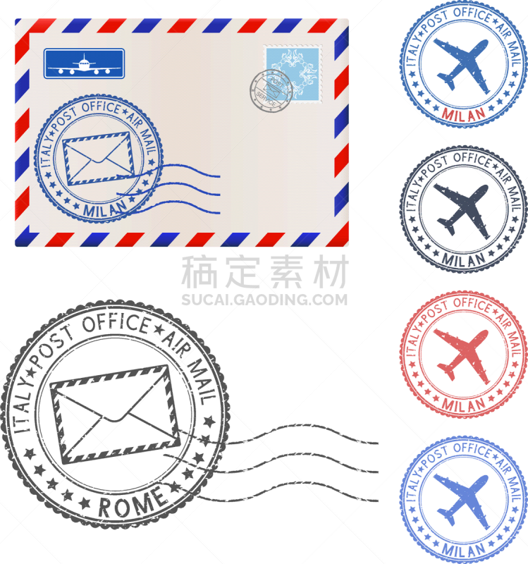 邮戳,空白的,信封,化学元素周期表,商务,电子邮件,背景分离,信函,邮局,飞机