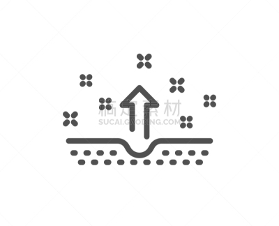 标志,化妆用品,线图标,皮肤,矢量,健康保健,移动应用程序,防晒霜,图像