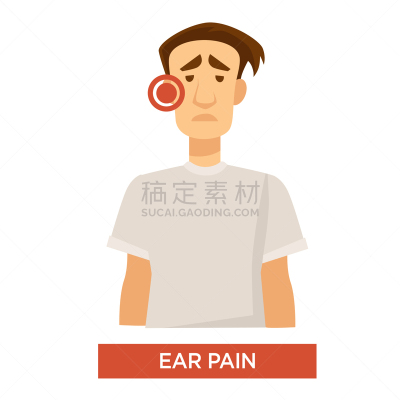 健康保健,男人,药,痛苦,人的耳朵,分离着色,男孩,症状,噪声,生病