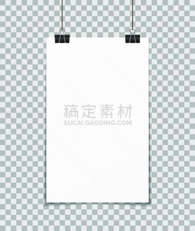 夹钳,传单,边框,纸,模板,背景,悬挂的,矢量,空白的