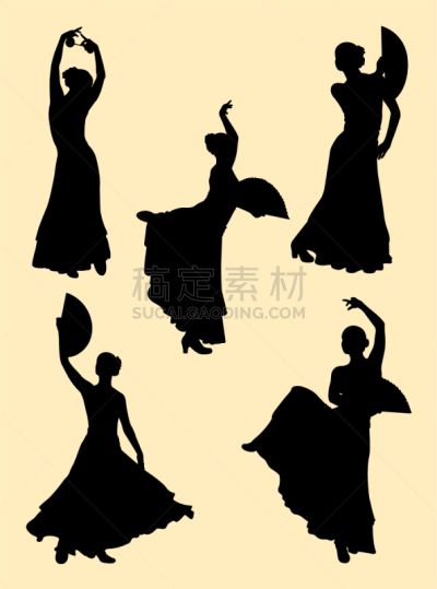 女人,舞蹈,弗拉明戈舞,表演者,女孩,自然美,愉悦,传统,收集
