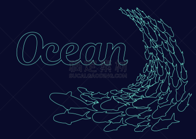 海洋,鱼类,绘画插图,可爱的,深的,背景分离,纺织品,热带气候,野生动物,直的