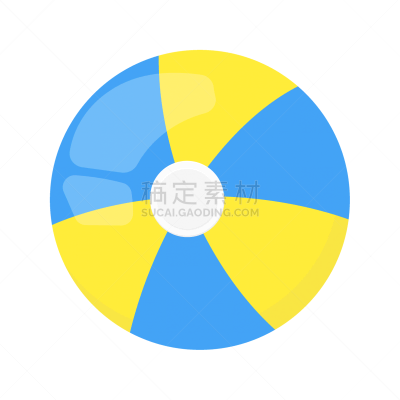 夏天,矢量,绘画插图,玩具,海滩充气球,计算机图标,标志,分离着色,式样,度假