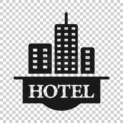 酒店,住宅房间,标志,小旅馆,绘画插图,建筑业,计算机图标,商务,矢量