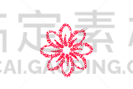 抽象,莫诺湖,品牌名称,线条,花卉商,女人,圆形,轮廓,设计,花