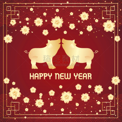 春节,幸福,猪年,2019,传统,历书,新年前夕,十二生肖,越南新年,传统节日