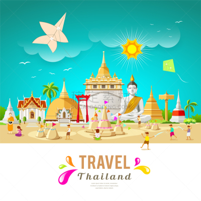 泰国,国际著名景点,建筑外部,旅行者,人,夏天,自然美,旅行,日落