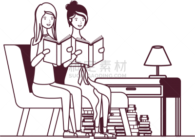 女人,书,生活方式,世界读书日,图书馆,书店,起居室,剪影,叉腰,坐