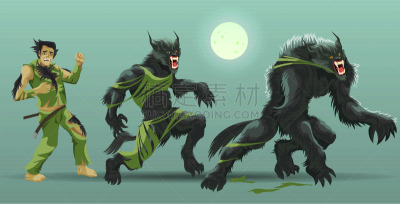 狼人,男人,秘密,请柬,十月,暗色,怪异,午夜,女人