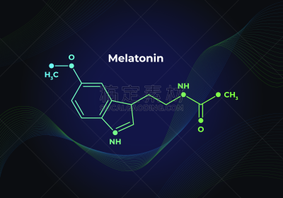 现代,矢量,科学,荷尔蒙,模板,睡觉,教育,设计