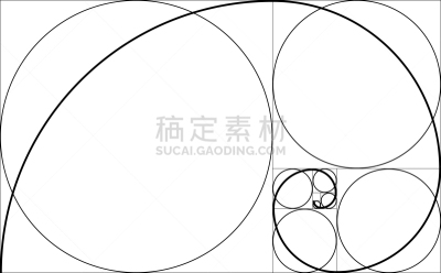 螺线,几何形状,绘画插图,黄金分割,矢量,概念,线条,部分,比例,平衡