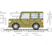 多功能车,汽车,分离着色,白色背景,白色,山地车,运动,矢量,陆地