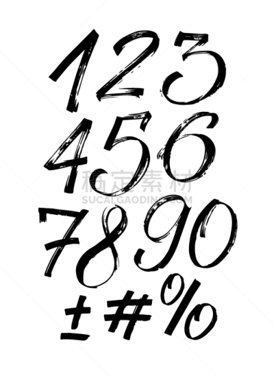 字母,文字,艺术,数字,信函,动物手,模板,设计,布置,绘制