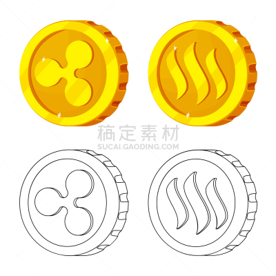 图标,分离着色,银行业,商务,波纹,部分,设计,收集