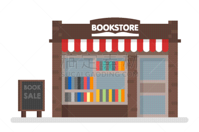 外立面,书店,分离着色,书,商务,文学,图书馆,图像,书架,商店