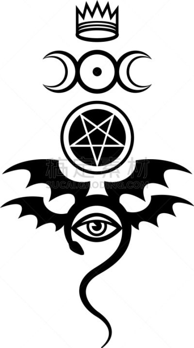 动物眼睛,书,魔法符咒,矢量,地狱火,恶魔,标志,巫术