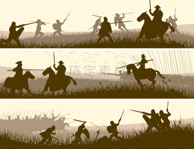 中世纪时代,水平画幅,武侠,人,盔甲服,男人