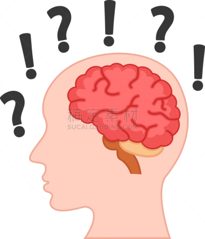 人,勇敢面对,脑部,白色,健康保健,男人,品牌名称,剪影,思考,教育