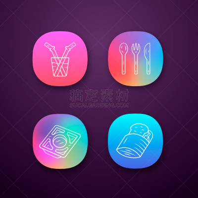 厨房,计算机图标,移动应用程序,零浪费,银餐具,数字化显示,一次性物品,不锈钢,数字0,技术