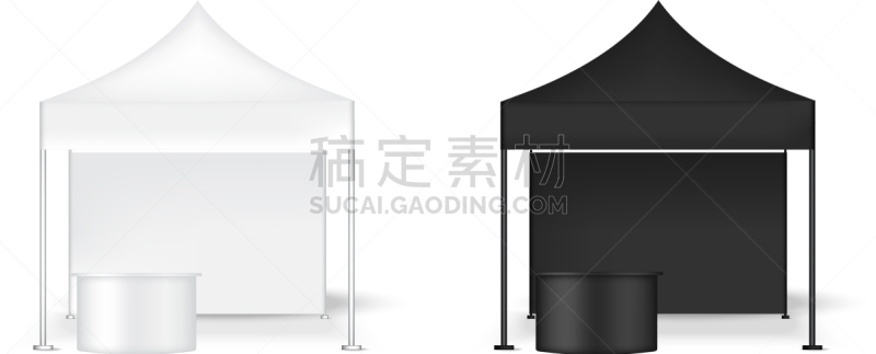 帐篷,墙,三维图形,货亭,轻蔑的,正下方视角,白色,写实,出示,沟通