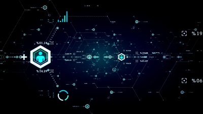 Internet数据端口蓝色