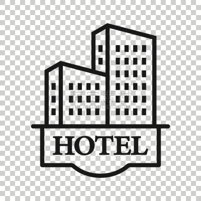 酒店,住宅房间,标志,小旅馆,绘画插图,建筑业,计算机图标,商务,矢量