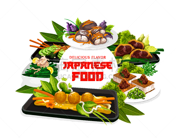 食品,传统,主菜盘,日本食品,生姜,蔬菜,牛排,盐渍食品,菜单,寿司