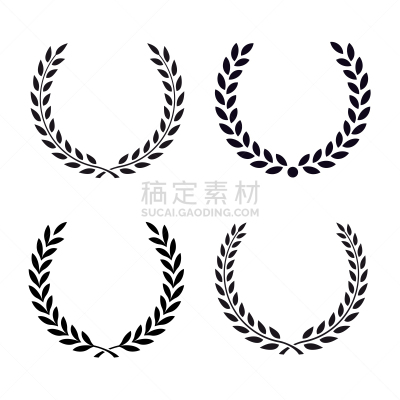 月桂花冠,华丽的,背景分离,简单,国际性体育比赛,奖,绘画插图,圆形,王冠,意大利