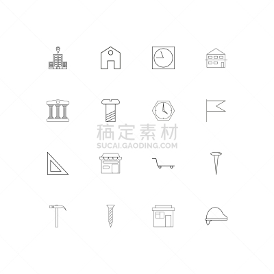 直的,建筑业,建筑体,计算机图标,独轮手推车,房屋,三角板,酒店,商店