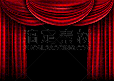 窗帘,舞台,背景聚焦,幕布,红色,管弦乐队,名声,事件,戏剧表演,高雅
