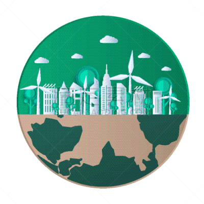 地球日,环境保护,城市,绿色,生物学,折纸工艺,世界环境日,环境,云