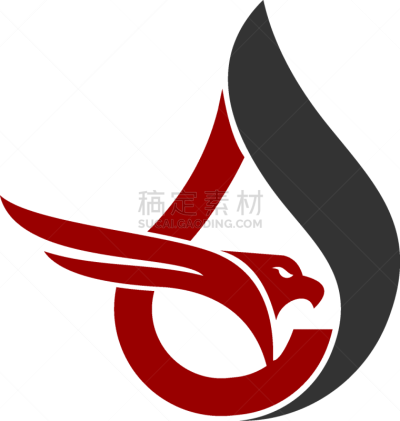 模板,品牌名称,鹰,商务,信函,翅膀,老鹰,现代