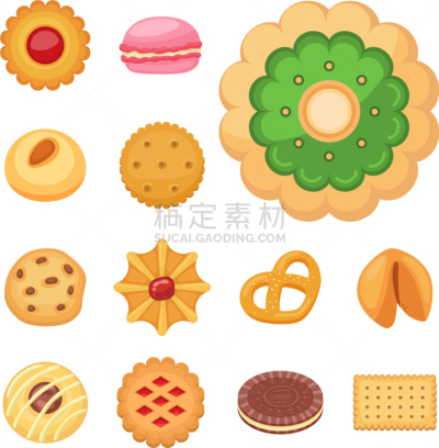 精神振作,蛋糕,饼干,甜食,分离着色,偏好,清新,食品,早餐,小吃