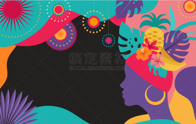 模板,音乐节,传单,化妆舞会服,事件,巴兰基利亚,面具,热带气候