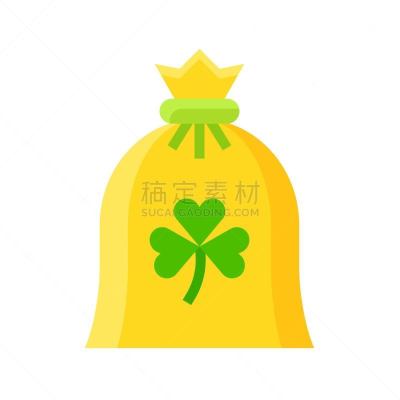 圣帕特里克堂区,矢量,三叶草,家庭,白昼,钱袋,娱乐活动,圣帕特里克节,图像,无人
