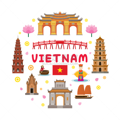 越南,标签,国内著名景点,传统,胡志明市,可汗面具,图像,著名景点,矢量