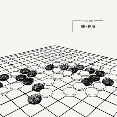 草图,围棋,棋盘游戏,白色,亚洲,传统,策略,休闲