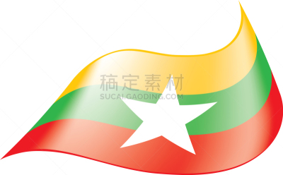 缅甸,非都市风光,黄色,红色,绿色,国内著名景点,职权,图像,自立