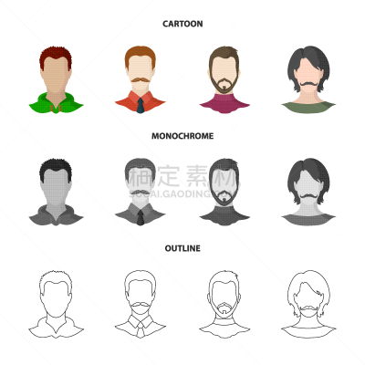 照片,图标集,设计师,专业人员,肖像,头发,发型,金色头发,棕色头发,发型屋