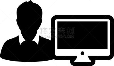 计算机,人,职业,男性,计算机图标,商务,外包,工程师,技术,全科医师