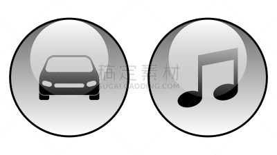 汽车,音乐,图标,几何形状,技术,设备用品,品牌名称,联系,剪影
