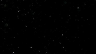 黑色背景上的慢动作雪