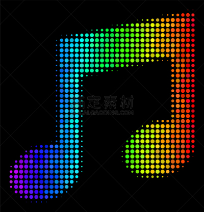 彩虹,音符,像素化,计算机图标,音乐,球体,斑点,几何形状,概念