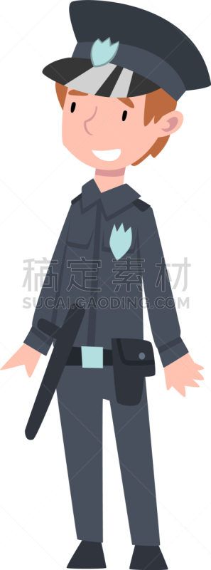 可爱的,儿童,警官,男孩,化妆舞会服,专业人员,技能,小的,童年,预测
