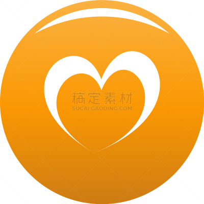 动物心脏,计算机图标,发狂的,橙子,分离着色,人,热情,庆祝,爱,溶解