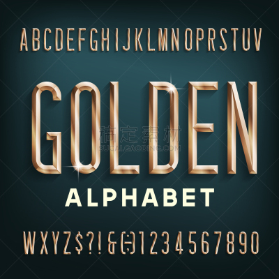 字母,阴影,文字,符号,黄金,数字,字体,厚的,华丽的,字母表次序