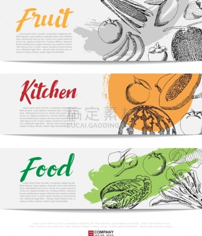 食品,蔬菜,菜单,晚餐,肉,图像,绘制,午餐,烹调,复古