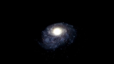 螺旋星系飞过