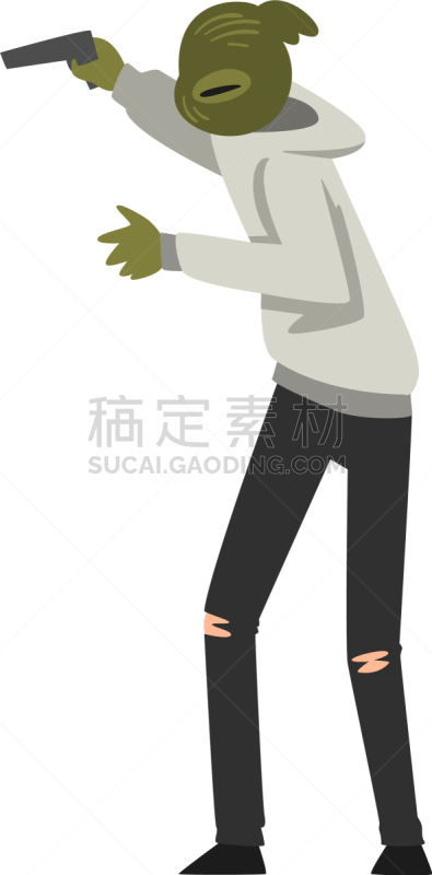 盗贼,面具,夜贼,男人,黑色,威胁